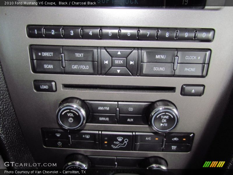 Black / Charcoal Black 2010 Ford Mustang V6 Coupe