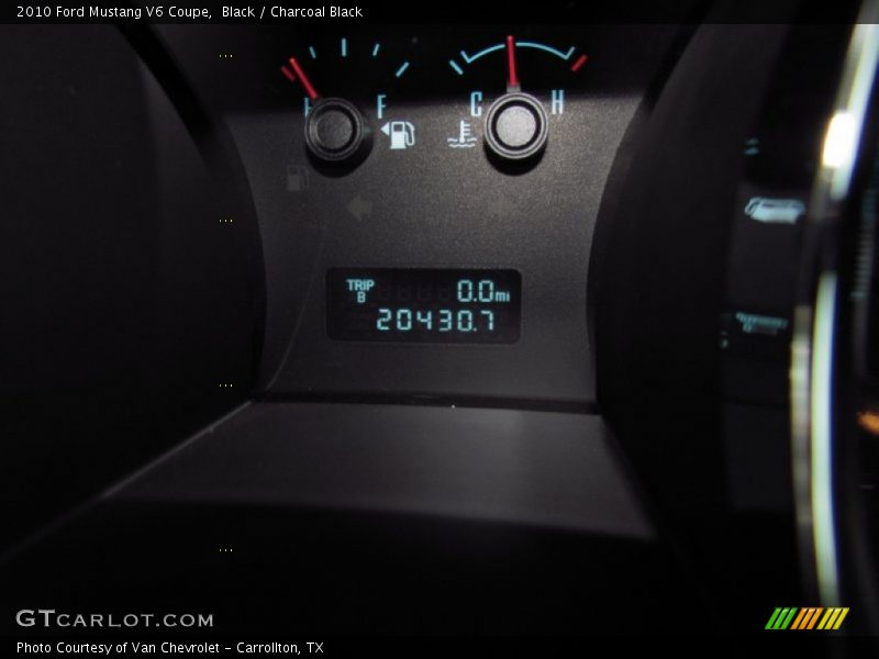 Black / Charcoal Black 2010 Ford Mustang V6 Coupe