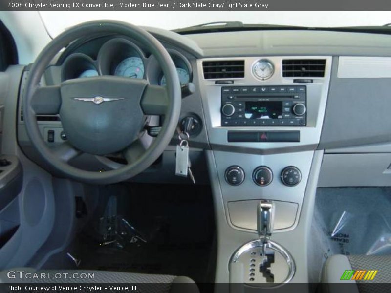 Modern Blue Pearl / Dark Slate Gray/Light Slate Gray 2008 Chrysler Sebring LX Convertible