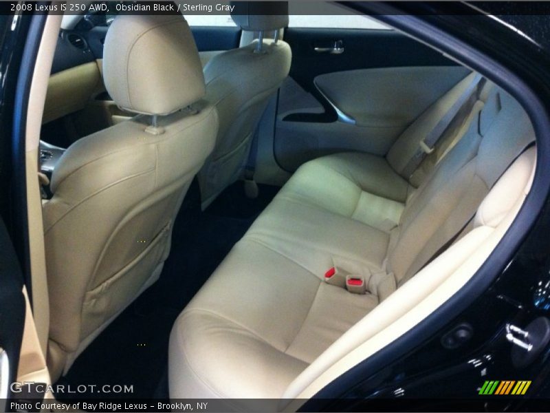 Obsidian Black / Sterling Gray 2008 Lexus IS 250 AWD