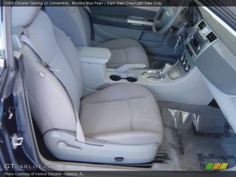 Modern Blue Pearl / Dark Slate Gray/Light Slate Gray 2008 Chrysler Sebring LX Convertible