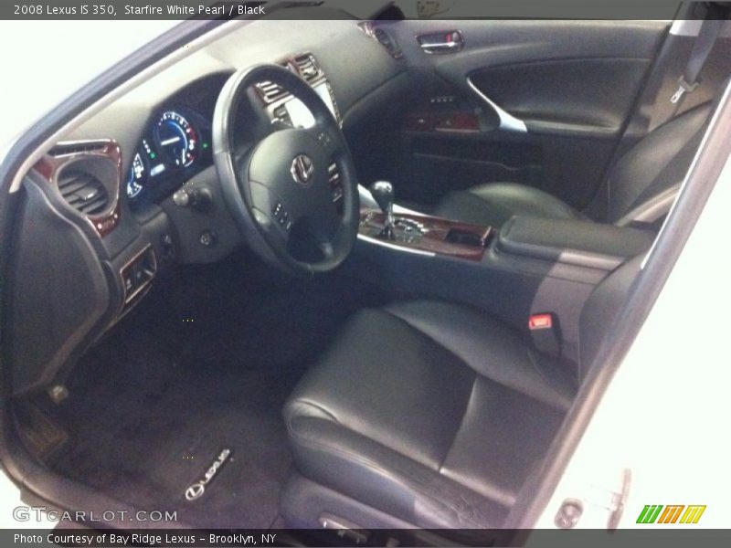 Starfire White Pearl / Black 2008 Lexus IS 350