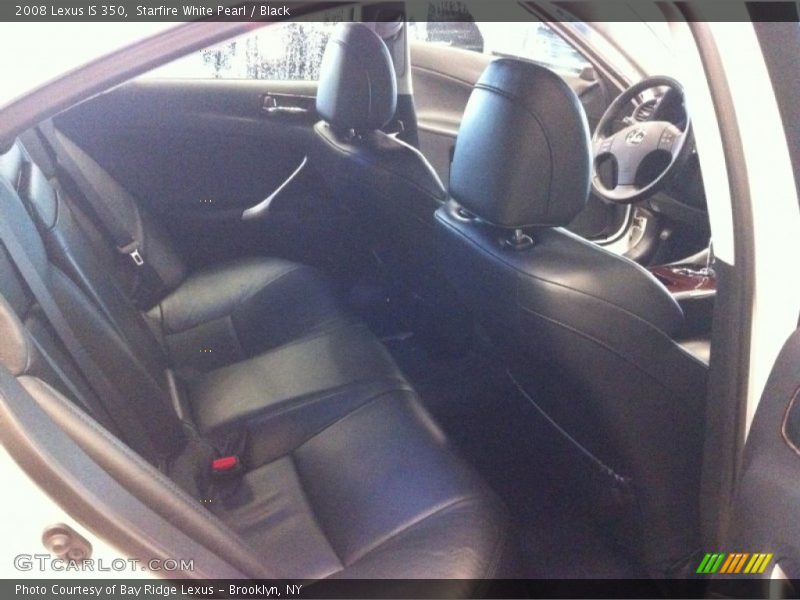 Starfire White Pearl / Black 2008 Lexus IS 350
