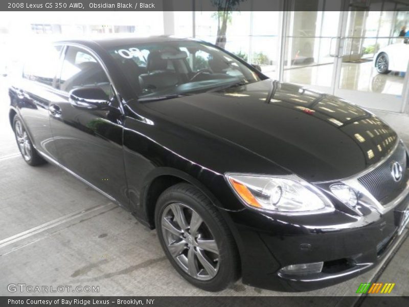 Obsidian Black / Black 2008 Lexus GS 350 AWD