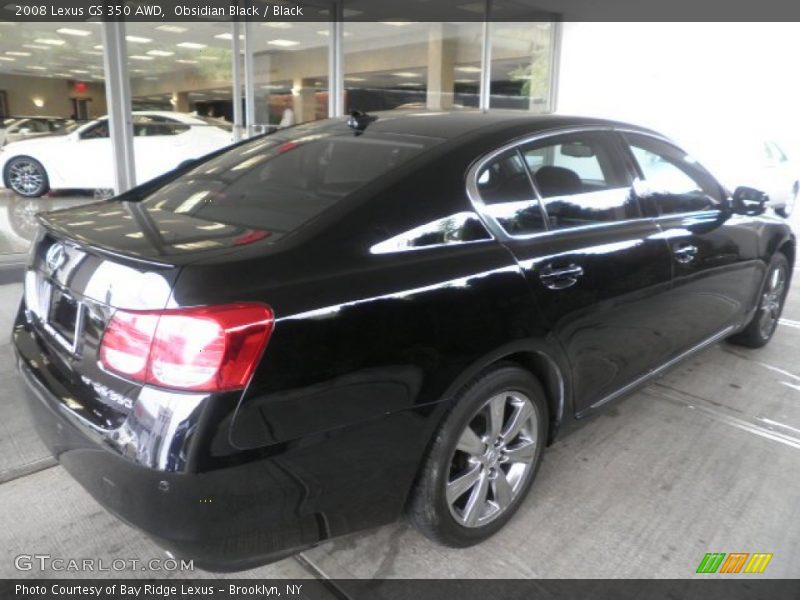 Obsidian Black / Black 2008 Lexus GS 350 AWD