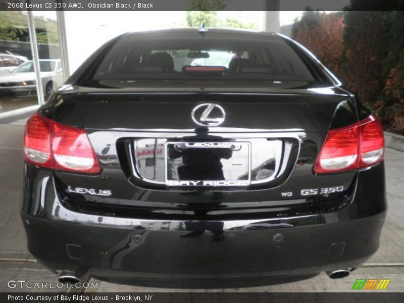 Obsidian Black / Black 2008 Lexus GS 350 AWD