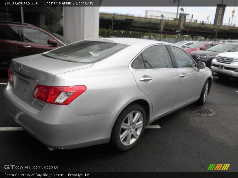 Tungsten Metallic / Light Gray 2008 Lexus ES 350