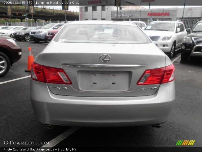 Tungsten Metallic / Light Gray 2008 Lexus ES 350