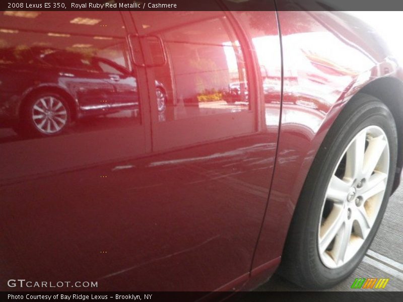 Royal Ruby Red Metallic / Cashmere 2008 Lexus ES 350