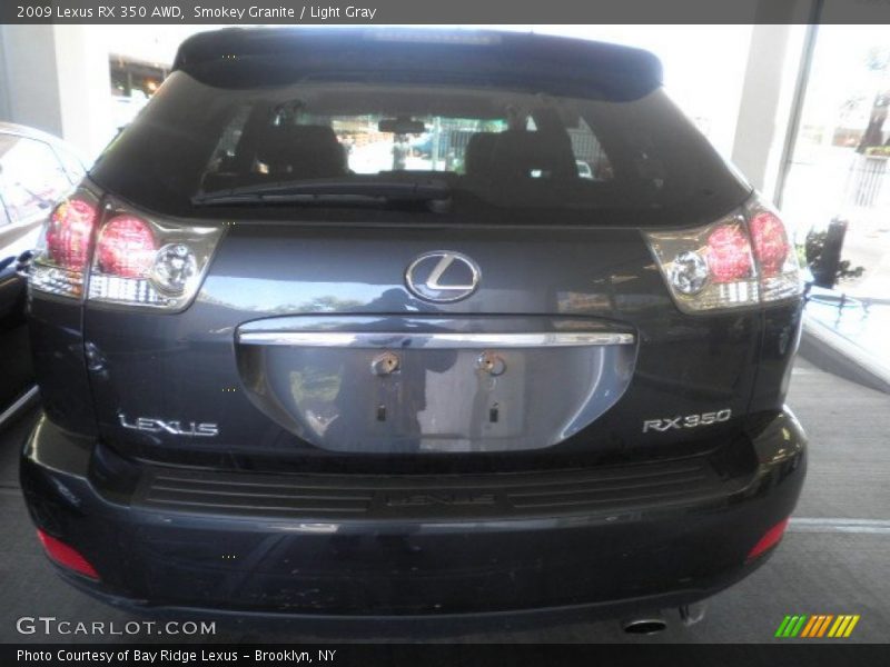 Smokey Granite / Light Gray 2009 Lexus RX 350 AWD