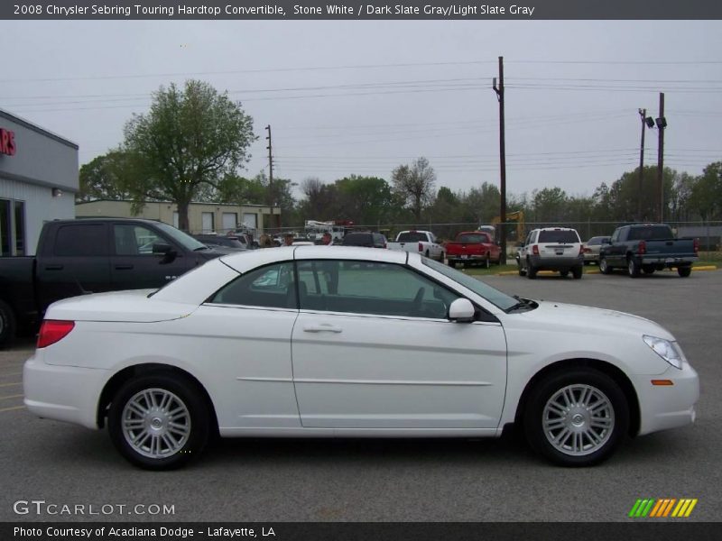 Stone White / Dark Slate Gray/Light Slate Gray 2008 Chrysler Sebring Touring Hardtop Convertible