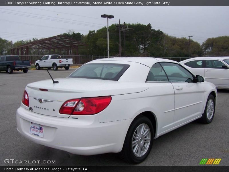 Stone White / Dark Slate Gray/Light Slate Gray 2008 Chrysler Sebring Touring Hardtop Convertible
