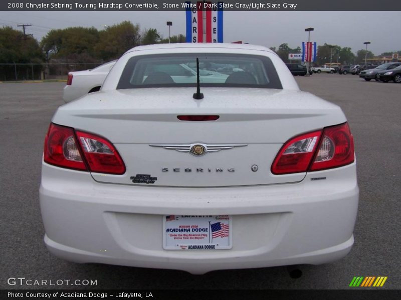 Stone White / Dark Slate Gray/Light Slate Gray 2008 Chrysler Sebring Touring Hardtop Convertible