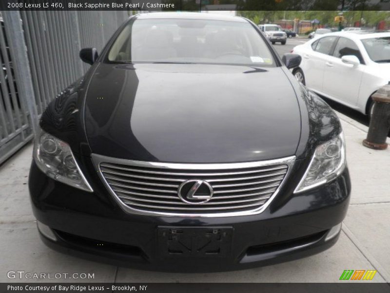 Black Sapphire Blue Pearl / Cashmere 2008 Lexus LS 460