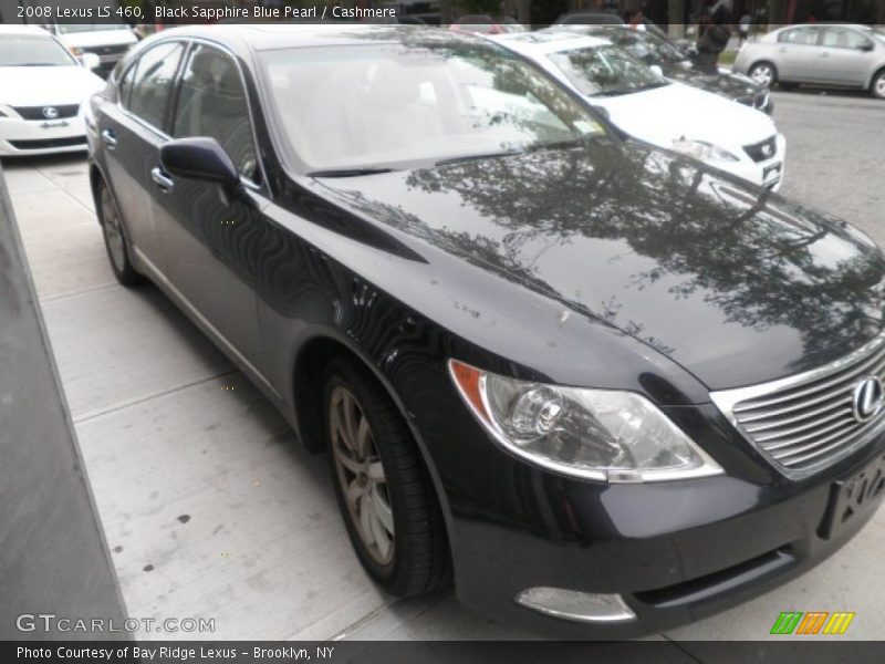 Black Sapphire Blue Pearl / Cashmere 2008 Lexus LS 460