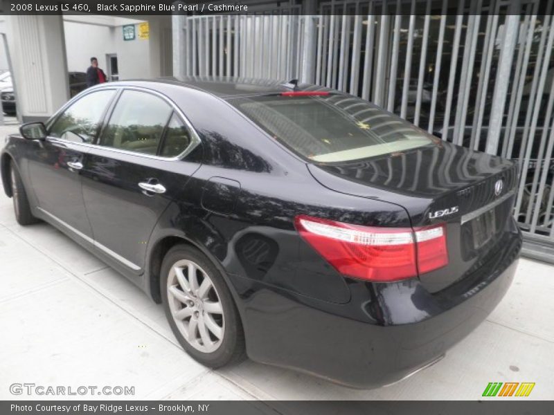 Black Sapphire Blue Pearl / Cashmere 2008 Lexus LS 460