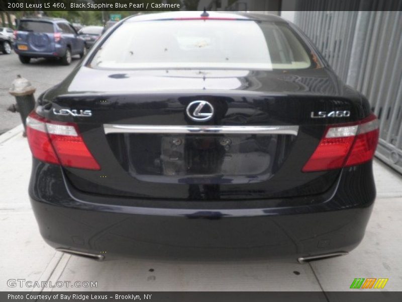 Black Sapphire Blue Pearl / Cashmere 2008 Lexus LS 460