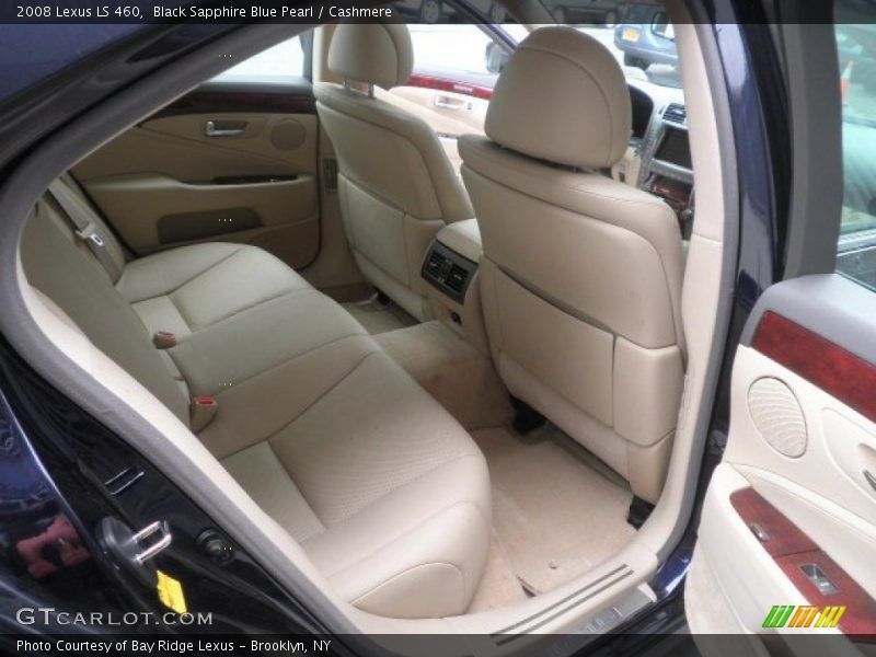 Black Sapphire Blue Pearl / Cashmere 2008 Lexus LS 460