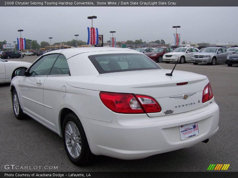 Stone White / Dark Slate Gray/Light Slate Gray 2008 Chrysler Sebring Touring Hardtop Convertible