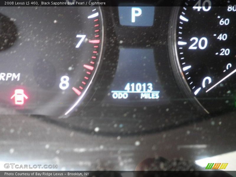 Black Sapphire Blue Pearl / Cashmere 2008 Lexus LS 460