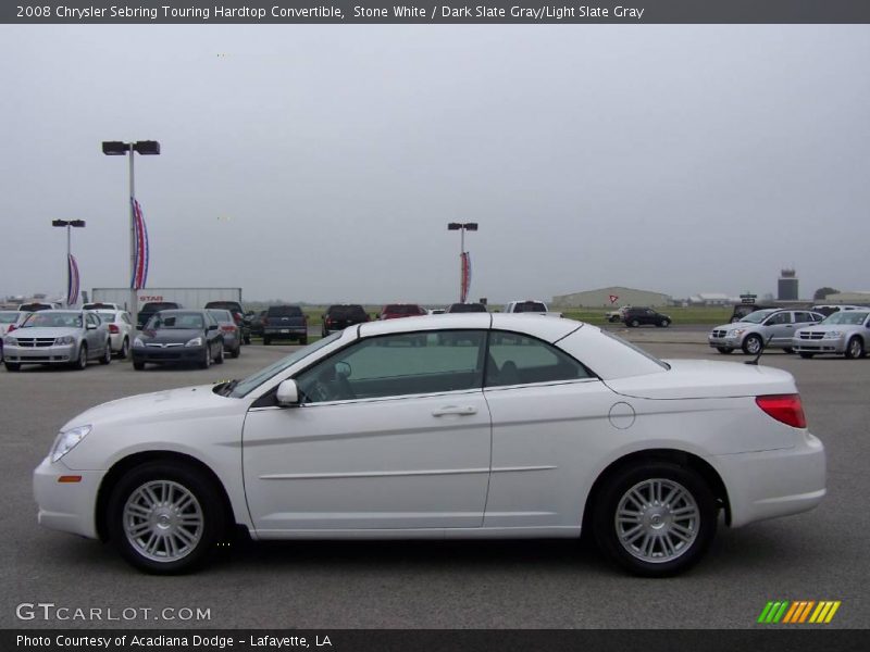 Stone White / Dark Slate Gray/Light Slate Gray 2008 Chrysler Sebring Touring Hardtop Convertible