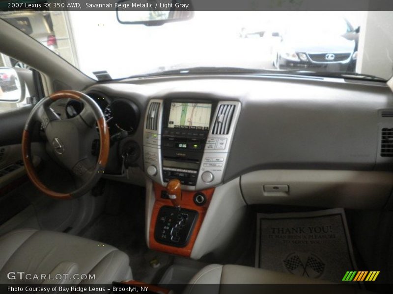 Savannah Beige Metallic / Light Gray 2007 Lexus RX 350 AWD