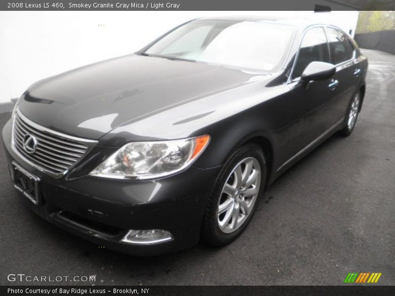 Smokey Granite Gray Mica / Light Gray 2008 Lexus LS 460