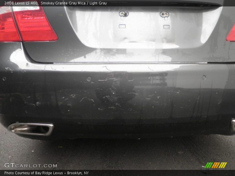 Smokey Granite Gray Mica / Light Gray 2008 Lexus LS 460