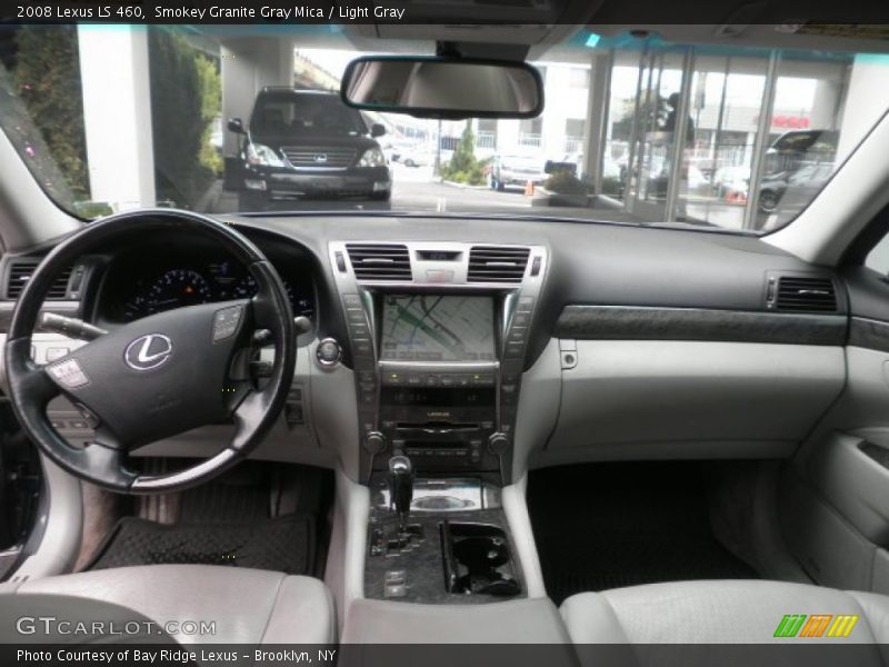 Smokey Granite Gray Mica / Light Gray 2008 Lexus LS 460