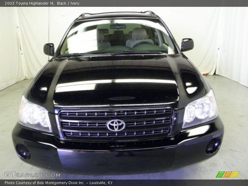 Black / Ivory 2003 Toyota Highlander I4