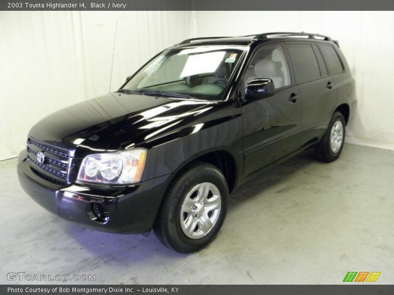 Black / Ivory 2003 Toyota Highlander I4