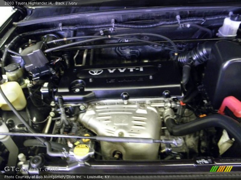 Black / Ivory 2003 Toyota Highlander I4