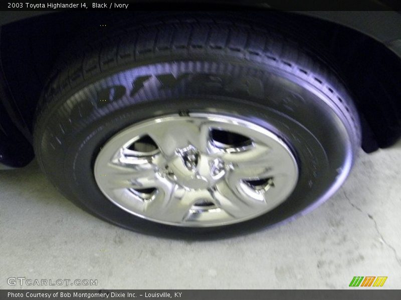 Black / Ivory 2003 Toyota Highlander I4