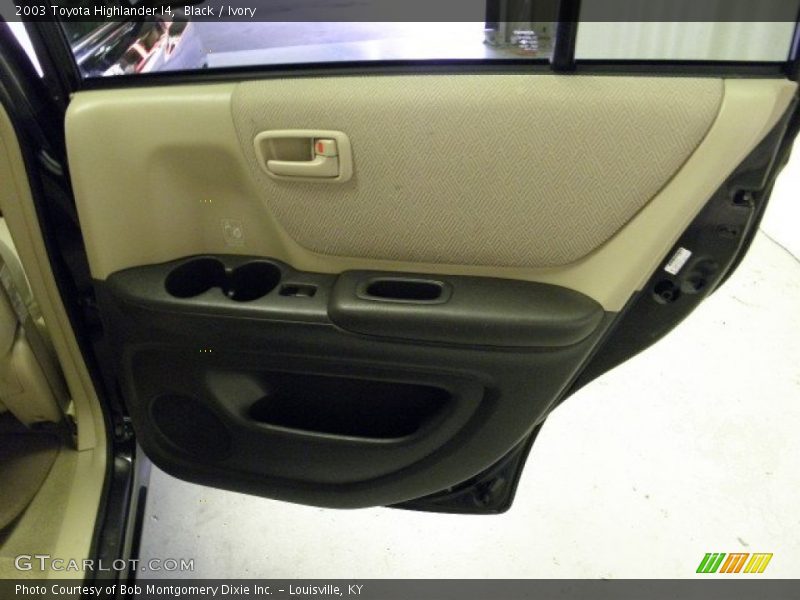 Black / Ivory 2003 Toyota Highlander I4