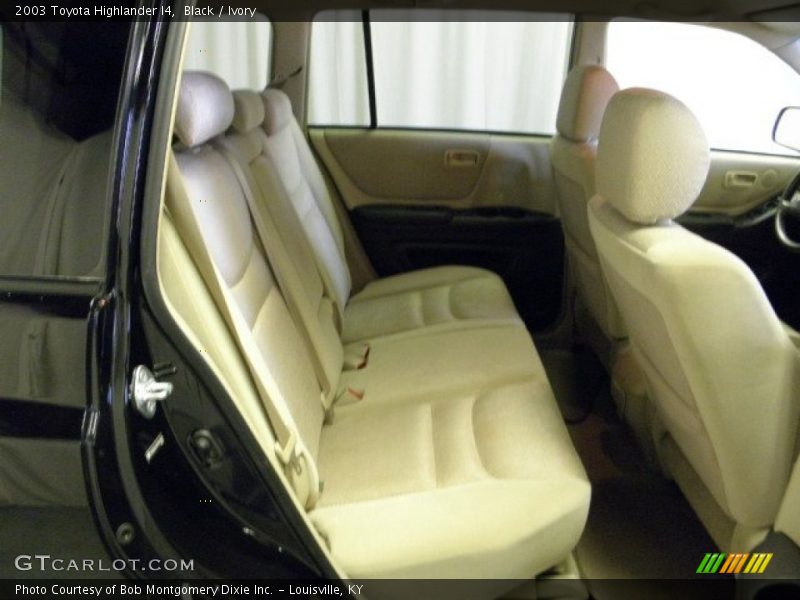 Black / Ivory 2003 Toyota Highlander I4