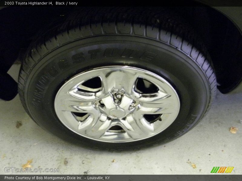Black / Ivory 2003 Toyota Highlander I4