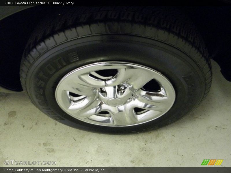 Black / Ivory 2003 Toyota Highlander I4