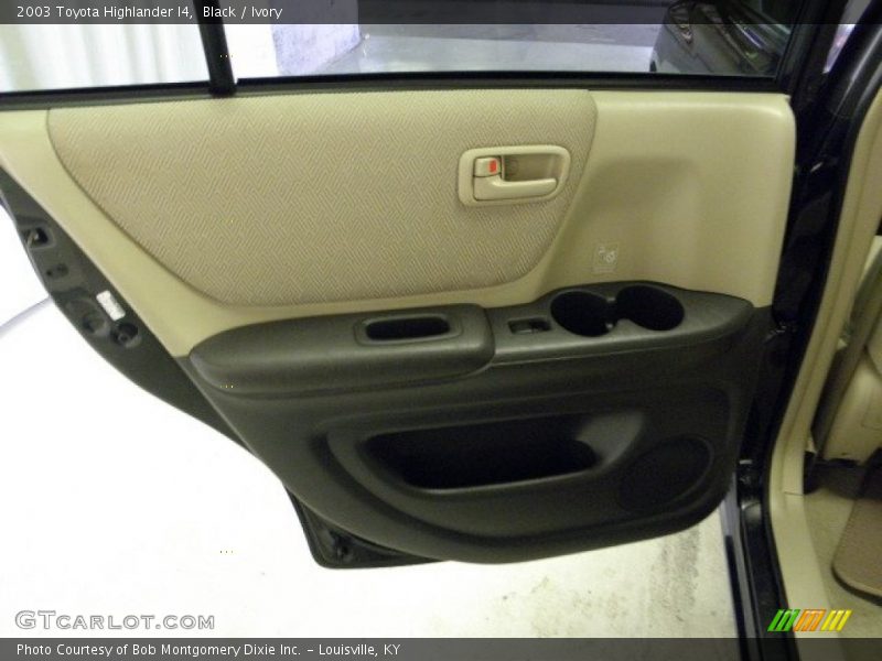 Black / Ivory 2003 Toyota Highlander I4
