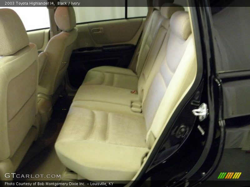 Black / Ivory 2003 Toyota Highlander I4
