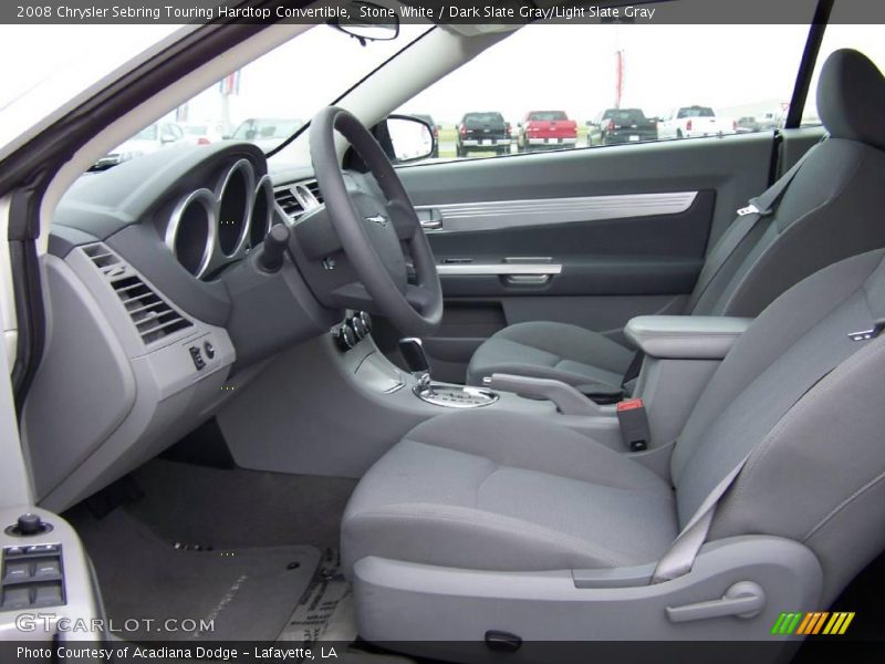 Stone White / Dark Slate Gray/Light Slate Gray 2008 Chrysler Sebring Touring Hardtop Convertible