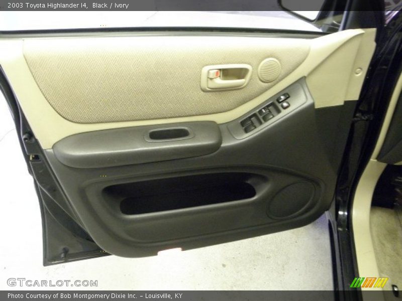 Black / Ivory 2003 Toyota Highlander I4