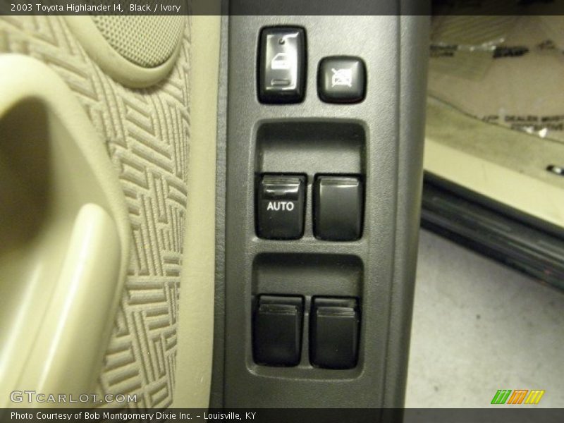 Black / Ivory 2003 Toyota Highlander I4