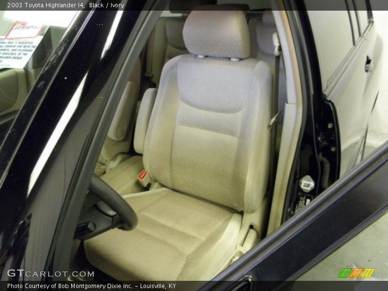 Black / Ivory 2003 Toyota Highlander I4