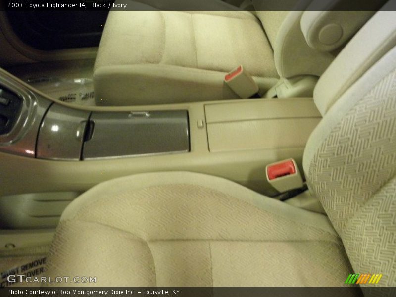 Black / Ivory 2003 Toyota Highlander I4