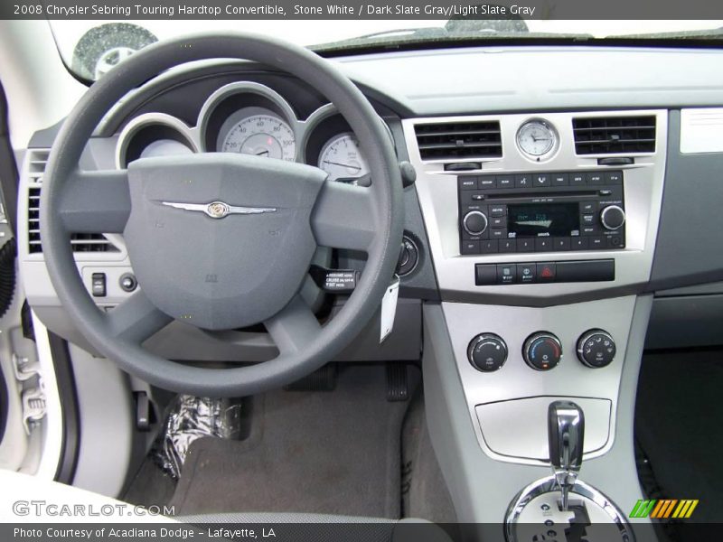 Stone White / Dark Slate Gray/Light Slate Gray 2008 Chrysler Sebring Touring Hardtop Convertible