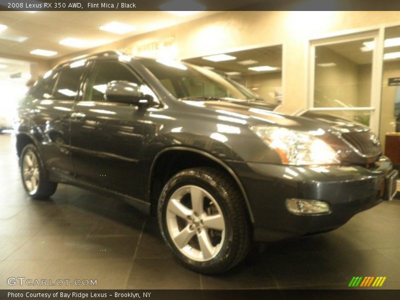 Flint Mica / Black 2008 Lexus RX 350 AWD