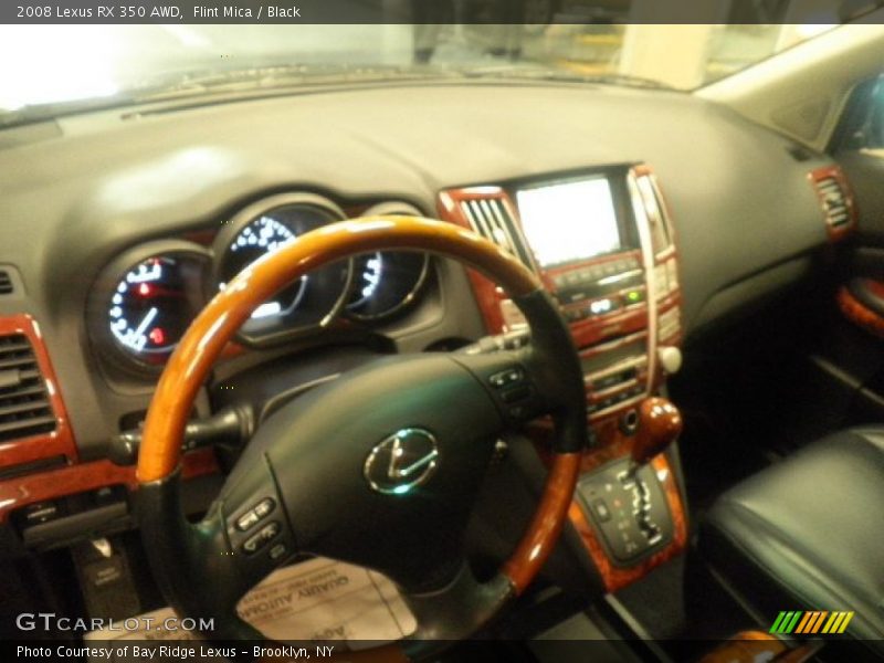 Flint Mica / Black 2008 Lexus RX 350 AWD