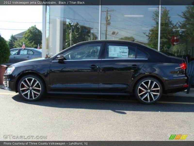 Black / Titan Black 2012 Volkswagen Jetta GLI Autobahn