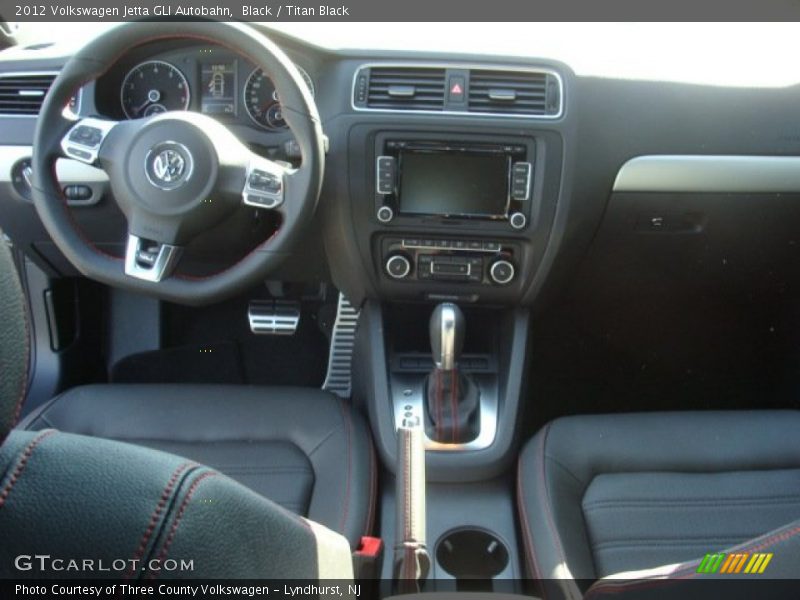 Black / Titan Black 2012 Volkswagen Jetta GLI Autobahn