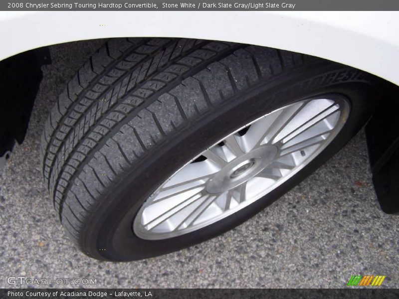 Stone White / Dark Slate Gray/Light Slate Gray 2008 Chrysler Sebring Touring Hardtop Convertible